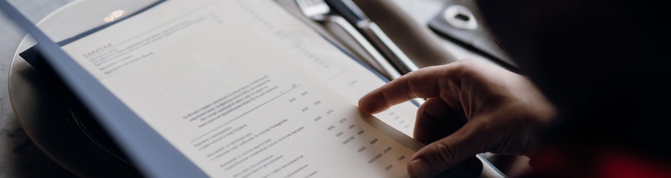 Meniu fructe de mare