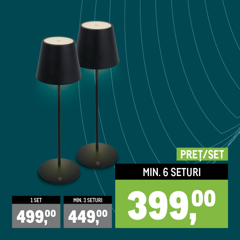 Set 2 lampi METRO Professional