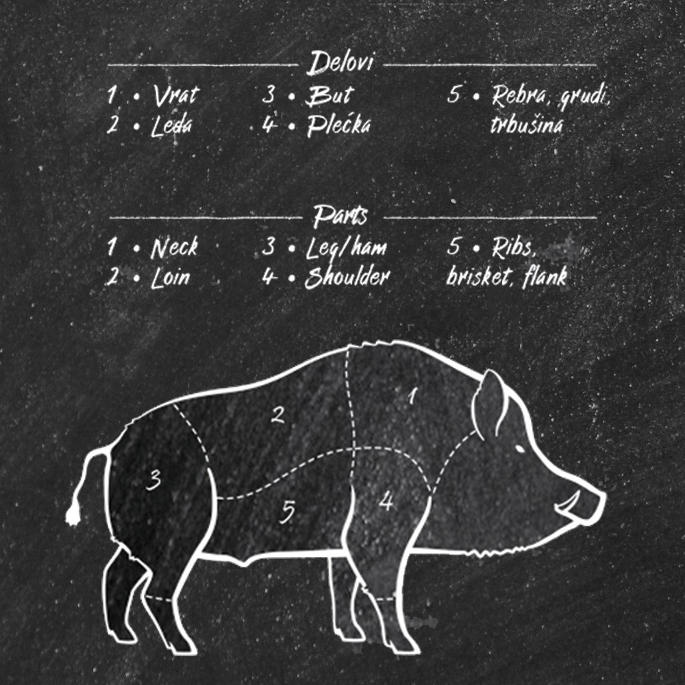 divlja svinja raseci