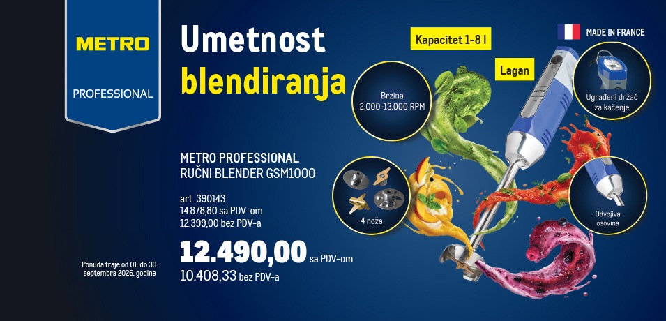 METRO Professional Ručni blender GSM1000