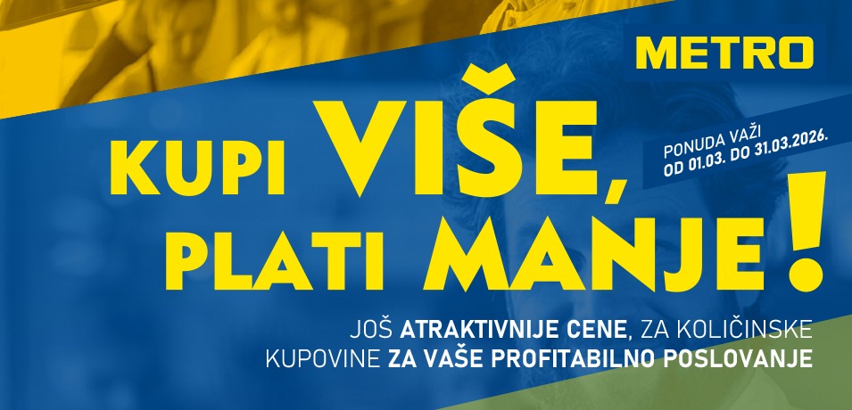 Kupi više plati manje
