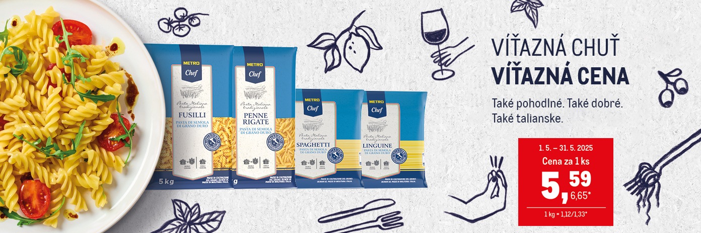 metro chef cestoviny 