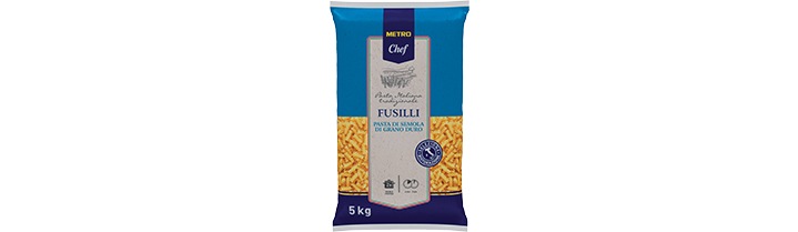 pasta fusilli metro chef 