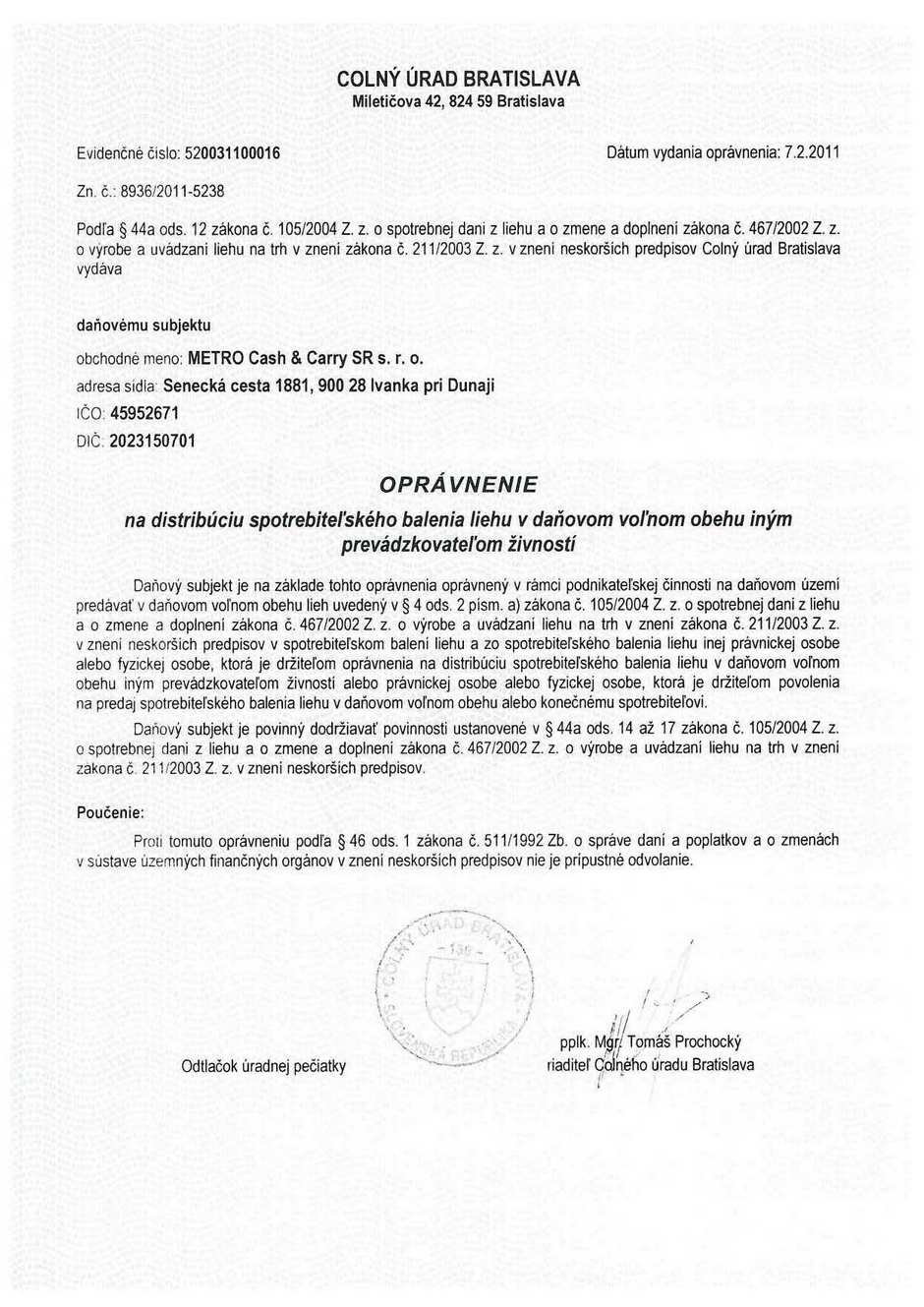 Licencia na predaj liehu