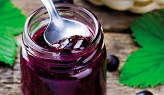 Marmeláda z čiernych rybezlí