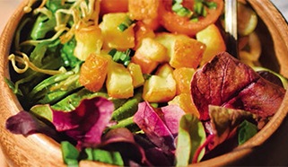 Dúhová low carb miska