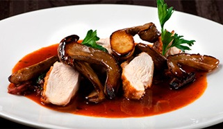 Kuracie prsia na červenom víne