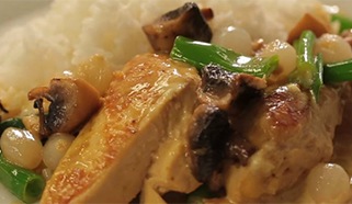 Kurča v krémovej omáčke