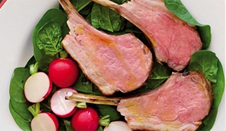 Jahňacie kotletky s maslovými reďkovkami