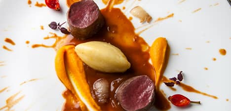 Srnčí chrbát sous-vide