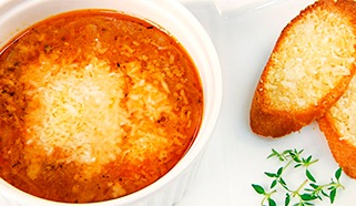 Parížska cibuľová polievka