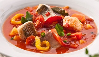 Polievka zo sladkovodných rýb