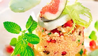 Tabouleh s granátovým jablkom