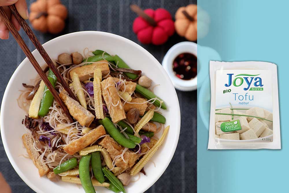 Локшина з овочами та тофу Joya Bio Soya Natur