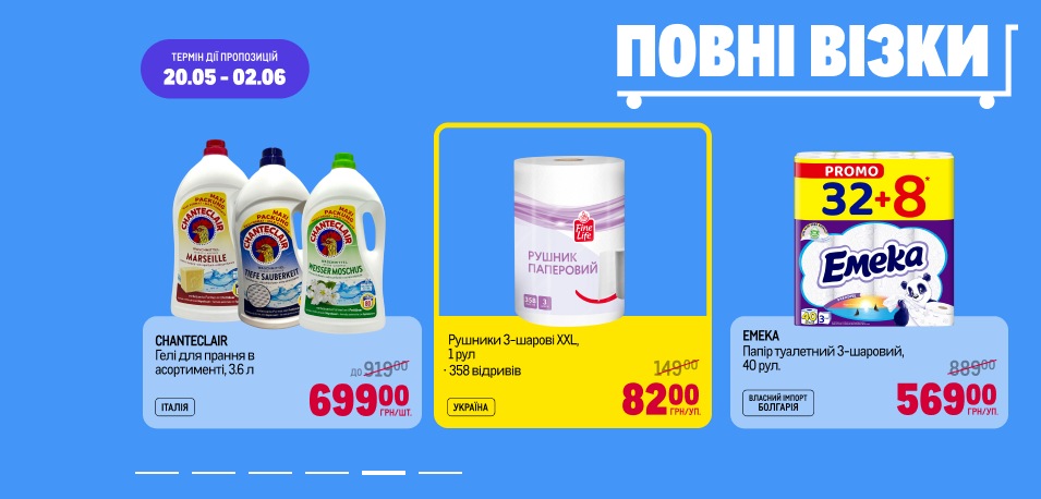 Повні візки