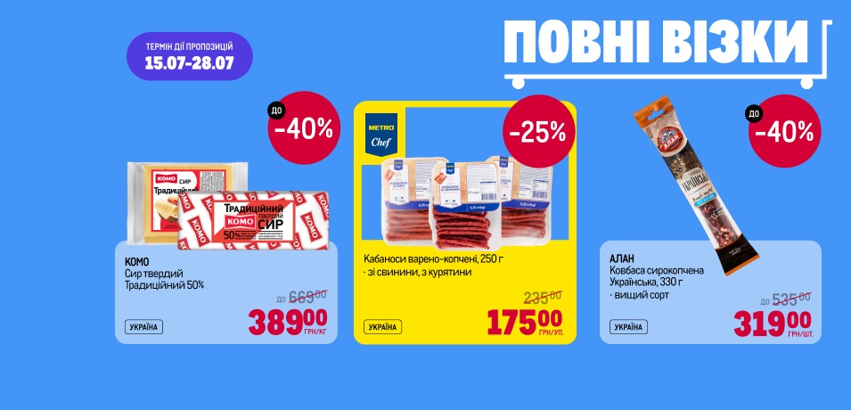 Повні візки