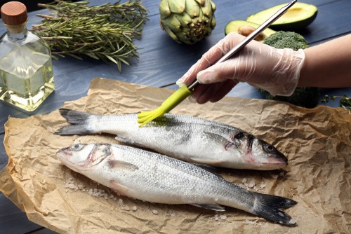 Сібас в пергаменті