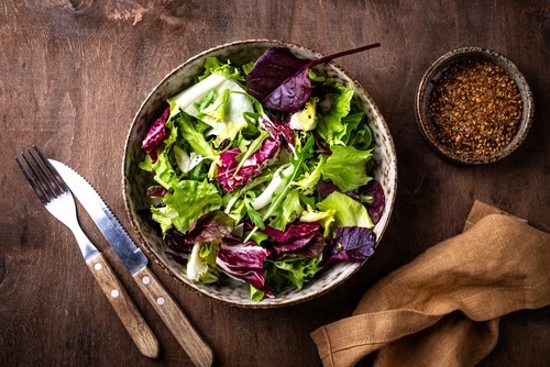 салат з зеленню