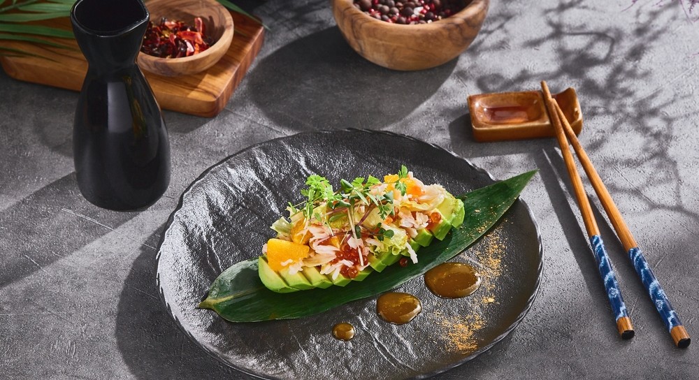 краб з манговою сальсою