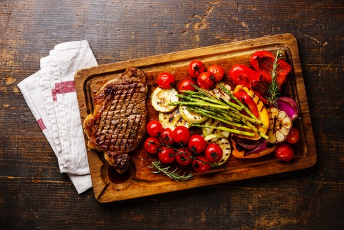 стейк подача