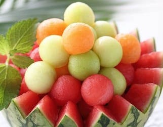 Кульки з кавуна дині