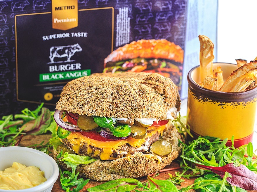 METRO Premium Irish Black Angus Burger