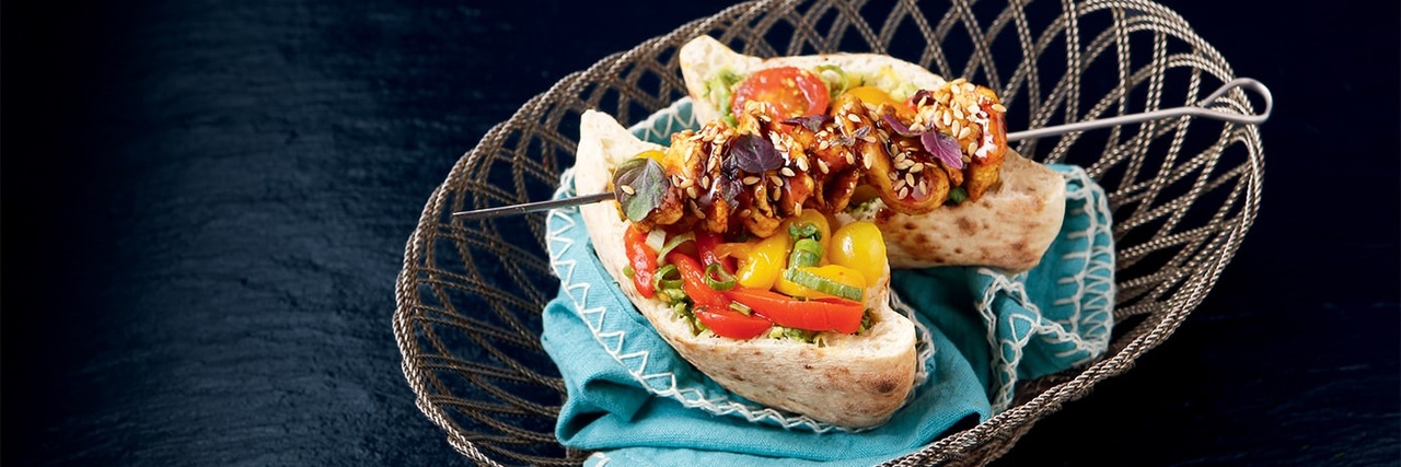 Recette de Chef | Pita poulet épices Schwarma - Yoni Saada Recette de Chef | Pita poulet épices Schwarma - Yoni Saada